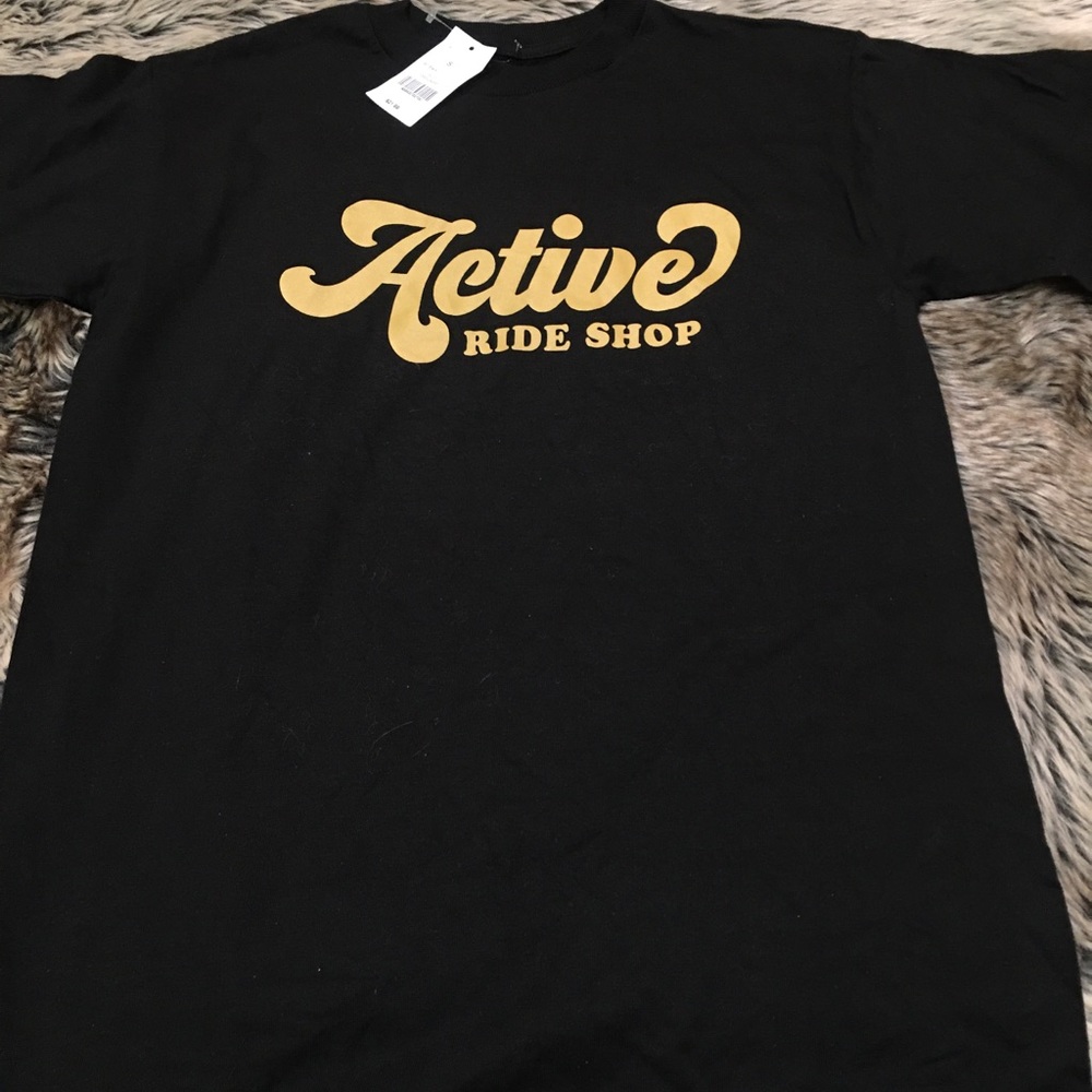 Active Ride Shop Black Tee Size S
